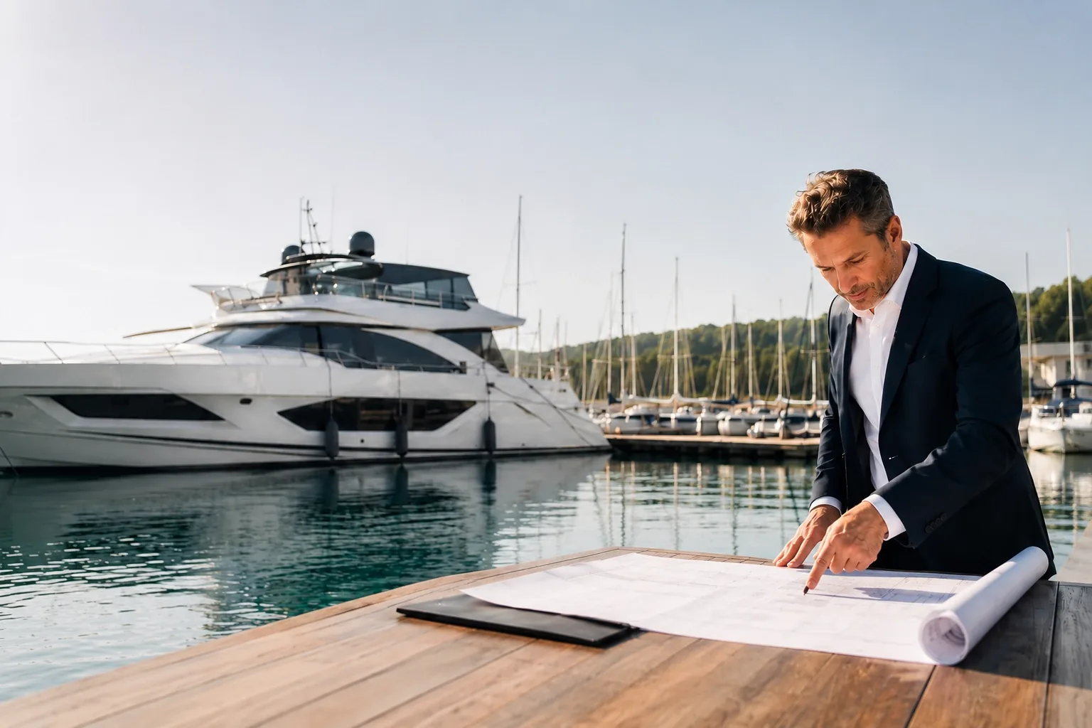 Partnered yacht builders